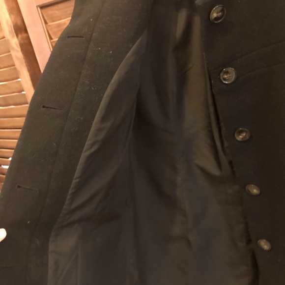 J. Crew classic black pea coat in great condition! - Picture 4 of 7